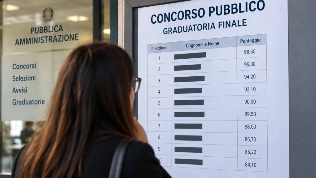 Concorsi pubblici, graduatorie pubbliche sì, ma entro certi limiti: chiarimenti del Garante Privacy Concorsi pubblici, candidata consulta una graduatoria con i nomi oscurati per la tutela della privacy