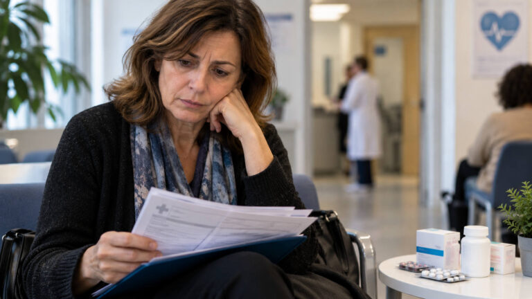 Chi soffre di depressione può avere l’invalidità? Ecco quali tutele sono previste Donna con depressione consulta documenti medici per l’invalidità civile