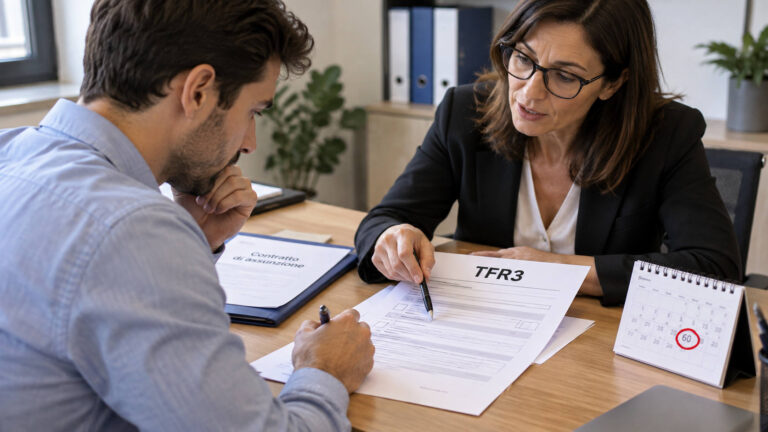 Modulo TFR3 per la scelta della destinazione del TFR